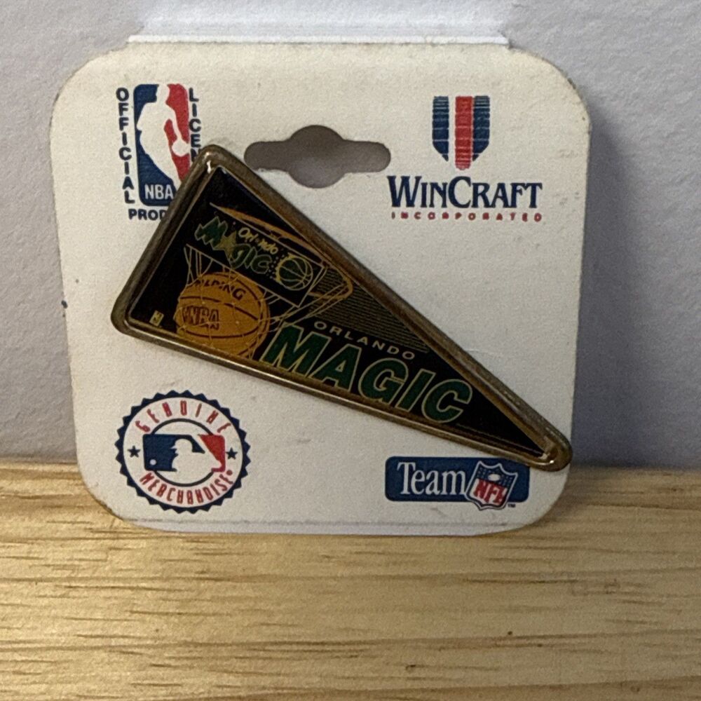 Vintage Orlando Magic Lapel Collector Pin Wincraft Pennant New